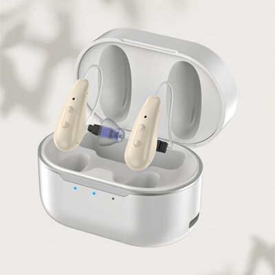 Amplificatore per ipoudenti Dispositivo amplificatore sonoro portatile con controllo del volume regolabile e audio per una migliore capacità uditiva