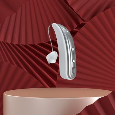 Apparecchi acustici OTC invisibili BTE con cancellazione del rumore e disinfezione a raggi ultravioletti