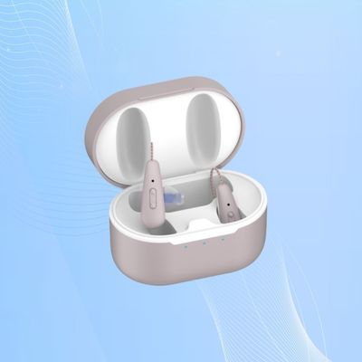 Aiuti uditivi BTE OTC a 16 canali con chip digitale amplificatore acustico ricaricabile Supporto per perdita acustica grave