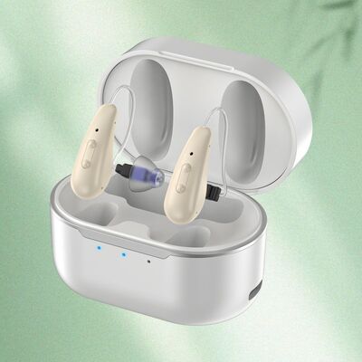 5 Livelli Aiuti uditivi OTC Tipo BTE Incorporando 16 canali per migliorare le prestazioni uditive e ridurre il rumore di fondo