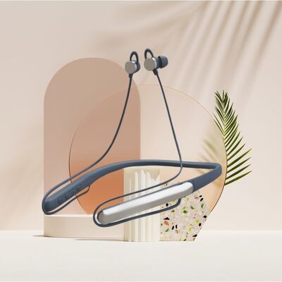 Controllo del volume Ausilio acustico Bluetooth con design della fascia del collo e miglioramento del linguaggio per un'esperienza di ascolto migliorata