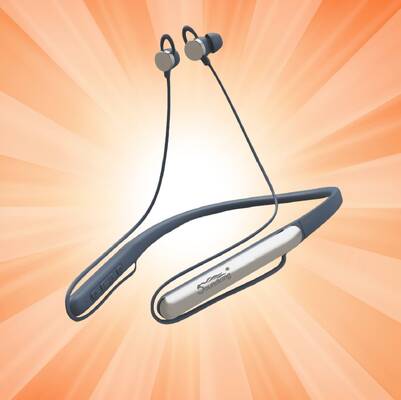 Assistenza acustica Bluetooth IPX5 impermeabile con costruzione in silicone e 2 ore di ricarica che supporta l'uso tutto il giorno