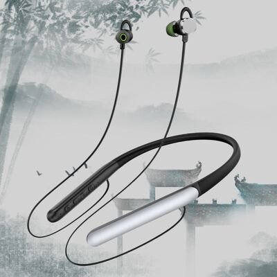 Apparecchio acustico Bluetooth in silicone con miglioramento del parlato e durata della batteria fino a 80 ore, che offre soluzioni di supporto per l'udito